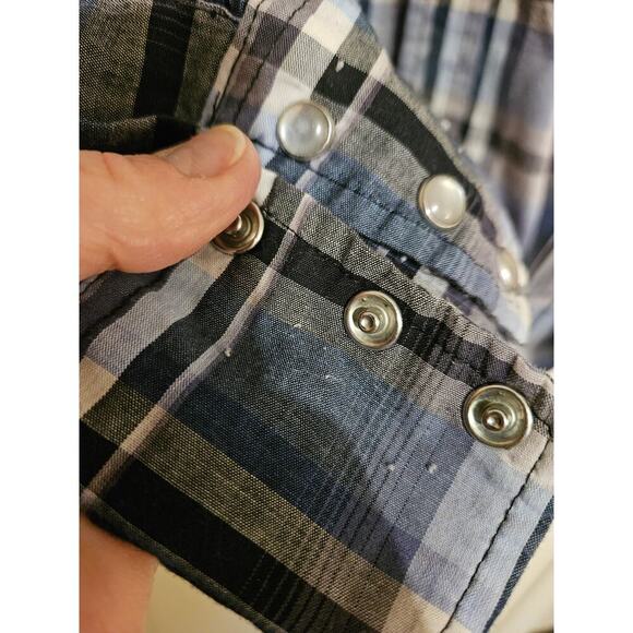 Bit and Bridle Long Sleeve Snap Button Country Shirt - Picture 4 of 6